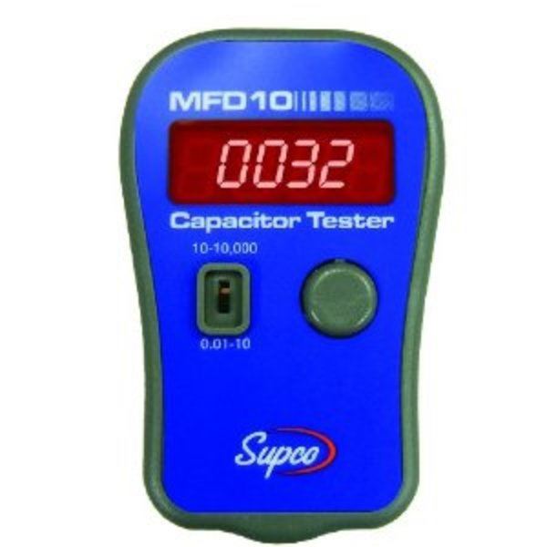 0.01 to 10000mF Range Supco MFD10 Digital Capacitor Tester with LED Display 