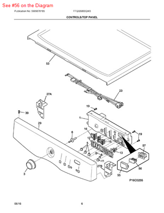 Picture of Frigidaire LIGHT PIPE - Part# 134557300