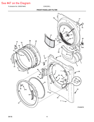 Picture of Frigidaire TRIM - Part# 134618800