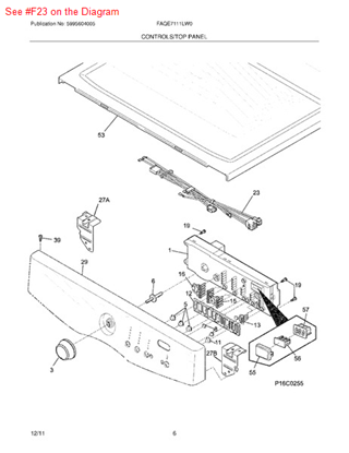 Picture of Frigidaire HARNESS-ELECTRICAL - Part# 137033500