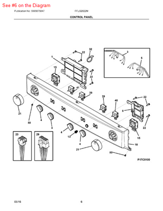 Picture of Frigidaire HARNESS - Part# 137156400