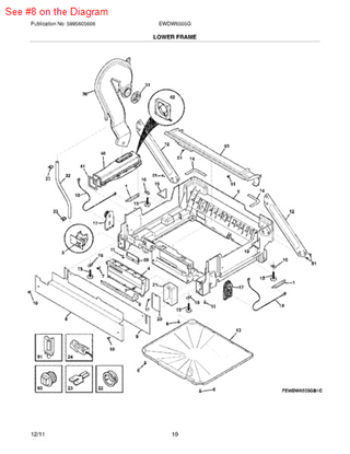 Picture of Frigidaire KICKPLATE - Part# 154658001