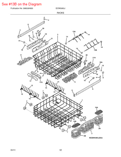 Picture of Frigidaire FENCE - Part# 154740403