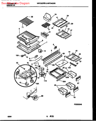 Picture of Frigidaire COVER-DEF. TIMER - Part# 215277000