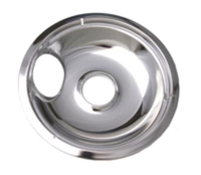Picture of Frigidaire Electrolux Kelvinator Westinghouse Tappan O'keefe and Merritt Sears Kenmore Oven Range Cook Top 8" Chrome Drip Bowl - Part# 316048413