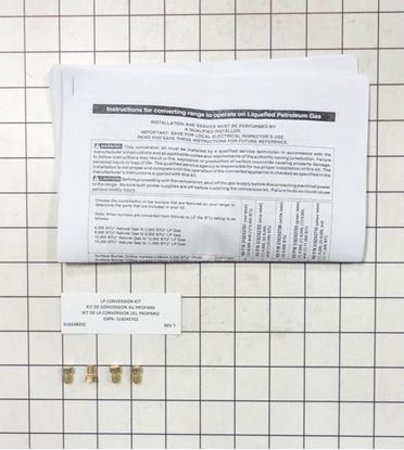 Picture of Frigidaire LP CONVERSION KIT - Part# 316243702