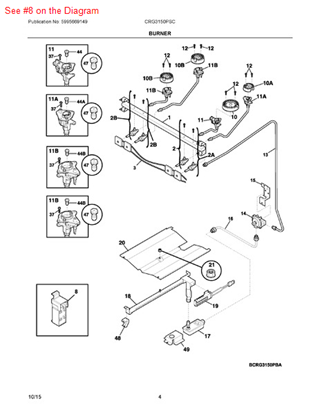 Picture of Frigidaire MODULE - Part# 316262405