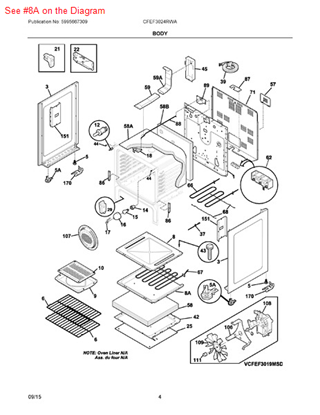 Picture of Frigidaire BASE - Part# 316411106