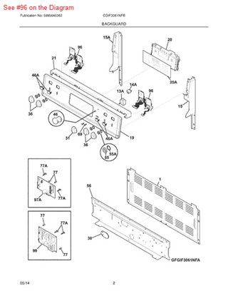 Picture of Frigidaire BOARD - Part# 316445605