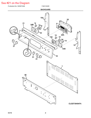 Picture of Frigidaire CAP - Part# 316546601