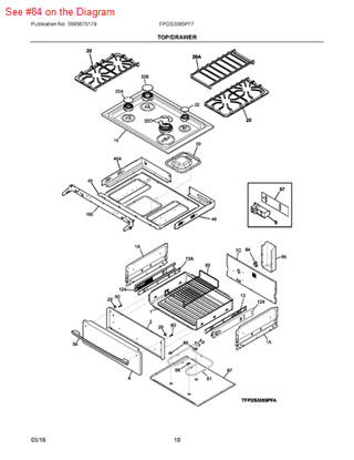 Picture of Frigidaire THERMOSTAT - Part# 318005108