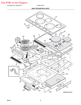 Picture of Frigidaire MOTOR - Part# 318073032