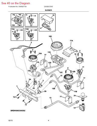 Picture of Frigidaire WIRING HARNESS - Part# 318232619