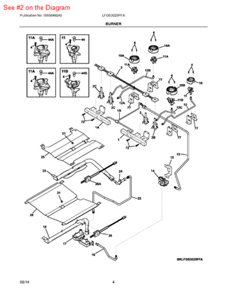 Picture of Frigidaire VALVE - Part# 318233930