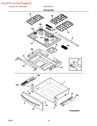 Picture of Frigidaire GLIDE - Part# 318259504