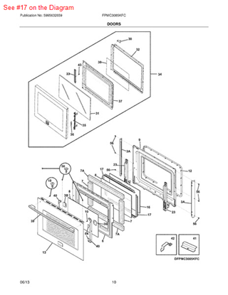 Picture of Frigidaire SPACER - Part# 318264724