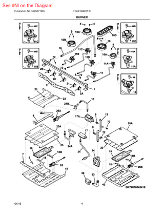 Picture of Frigidaire CONVERSION KIT - Part# 318565451