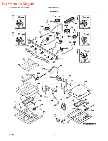 Picture of Frigidaire CONVERSION KIT - Part# 318565451