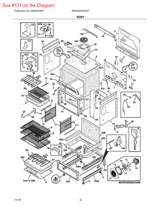 Picture of Frigidaire BOTTOM - Part# 318574804