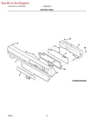 Picture of Frigidaire INSERT - Part# 807327902