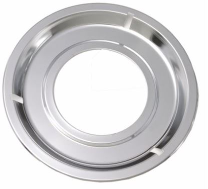 Picture of Frigidaire Electrolux Kelvinator Westinghouse Tappan O'keefe and Merritt Sears Kenmore Oven Range Cook Top 8" Gas Chrome Drip Pan - Part# 5303131115