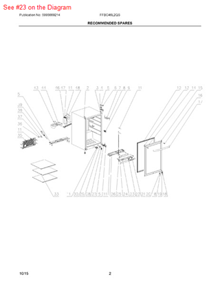 Picture of Frigidaire OVERLAY - Part# 5304479815