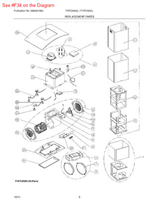 Picture of Frigidaire CANOPY - Part# 5304484127