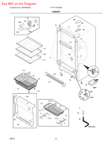  SHELF  Part  5304497872 Appliance parts  and Supplies 