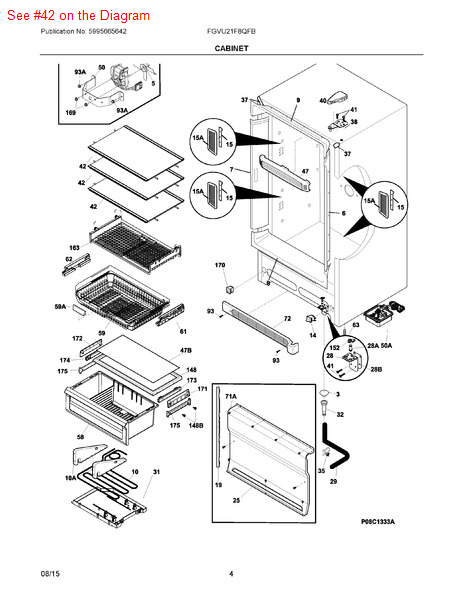  SHELF  Part  5304497873 Appliance parts  and Supplies 