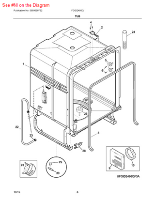 Picture of Frigidaire INSUALTION - Part# 5304500768