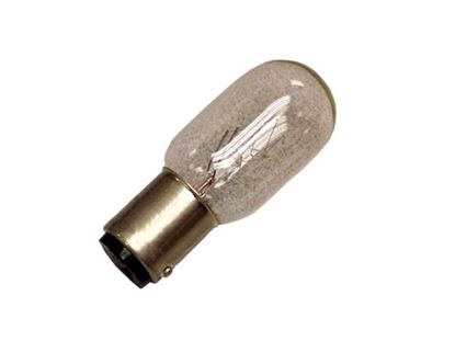 Picture of Frigidaire Electrolux Kelvinator Westinghouse Tappan O'keefe and Merritt Sears Kenmore Appliance Light Bulb 15W 120V DC Bayonet Base - Part# 5308027430