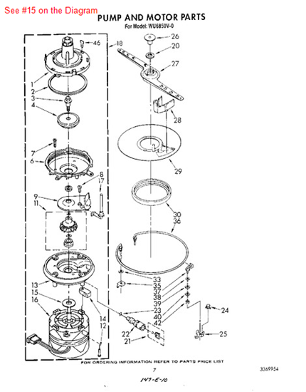 Picture of Whirlpool SLINGER - Part# 303252