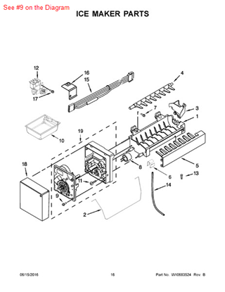 Picture of Whirlpool P1-SCREW - Part# 489464