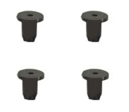 Picture of Whirlpool KitchenAid Roper Amana Jenn-Air Maytag Caloric Gaffers and Sattler Magic Chef Norge Sears Kenmore Admiral Gas Stove Range Cook Top Burner Grate PAD KIT (4 PACK) - Part# 814465