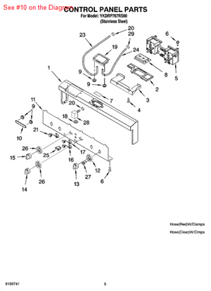 Picture of Whirlpool P1-NAMEPLATE - Part# 2005292