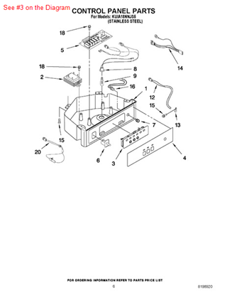 Picture of Whirlpool P1-SWITCH - Part# 2185592