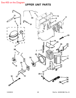 Picture of Whirlpool TUBE - Part# 2307566