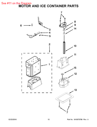 Picture of Whirlpool COVER - Part# 2318011