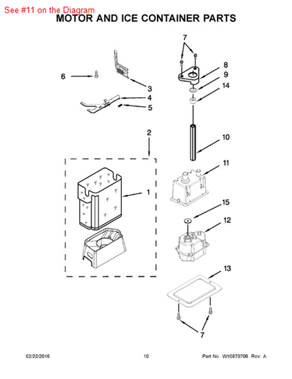 Picture of Whirlpool COVER - Part# 2318011