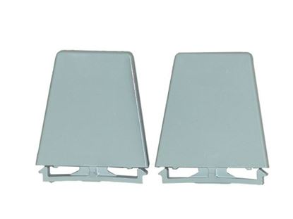 Picture of Whirlpool Jenn-Air KitchenAid Maytag Roper Admiral Sears Kenmore Norge Magic Chef Amana Refrigerator Shelf Bar End Cap Kit - 2 Pack - Part# 4318297