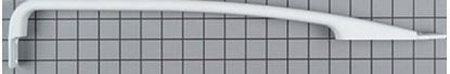 Picture of Whirlpool Jenn-Air KitchenAid Maytag Roper Admiral Sears Kenmore Norge Magic Chef Amana Refrigerator Fresh Food Door & Freezer Door Handle Kit - Set of 2 - White - Part# 4388947