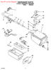 Picture of Whirlpool Maytag Magic Chef KitchenAid Roper Norge Sears Kenmore Admiral Amana Clothes Washer Washing Machine Water Inlet Fill Valve - Part# 8181694