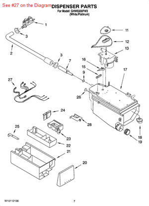 Picture of Whirlpool HARNS-WIRE - Part# 8182682