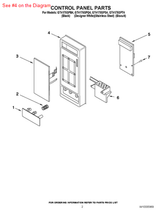 Picture of Whirlpool PANL-CNTRL - Part# 8205524