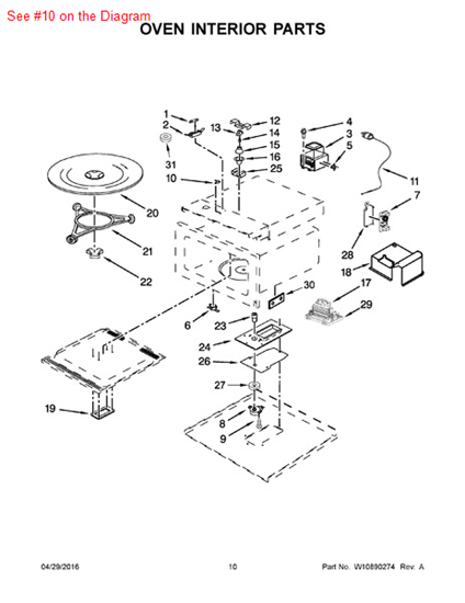 Picture of Whirlpool THRMST-FIX - Part# 8205659