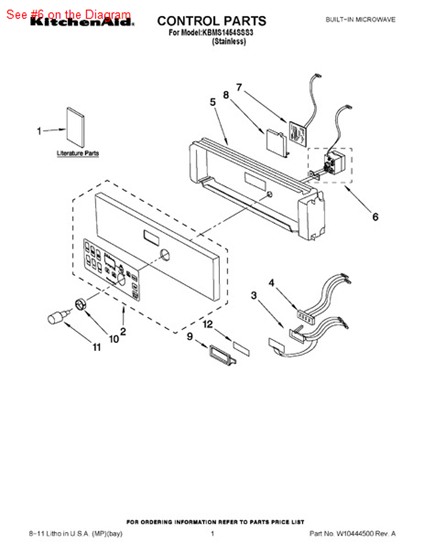 Picture of Whirlpool CNTRL-ELEC - Part# 8205662