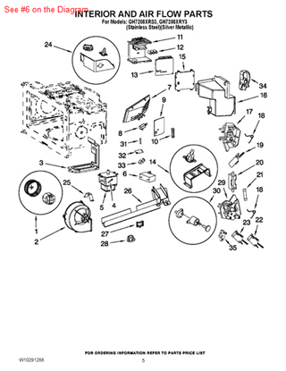 Picture of Whirlpool CAPACITOR MO - Part# 8206080