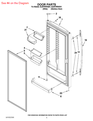 Picture of Whirlpool COVER - Part# 8210383