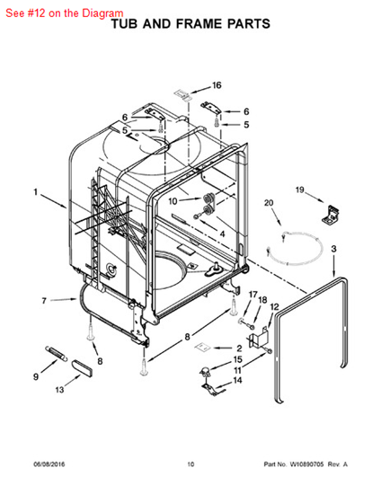 Picture of Whirlpool COVR-BOX - Part# 8268991