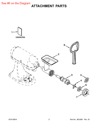 Picture of Whirlpool PLATE - Part# 9709030